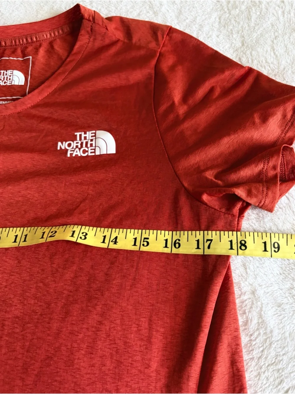 The North Face Red Women's Crew Neck Tee - Picture 4 of 5